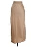 Theory 100% Polyester Solid Tan Casual Skirt Size M - photo 2