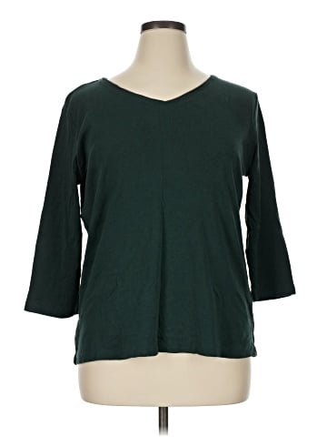 Christopher & Banks 3/4 Sleeve T-Shirt (view 1)