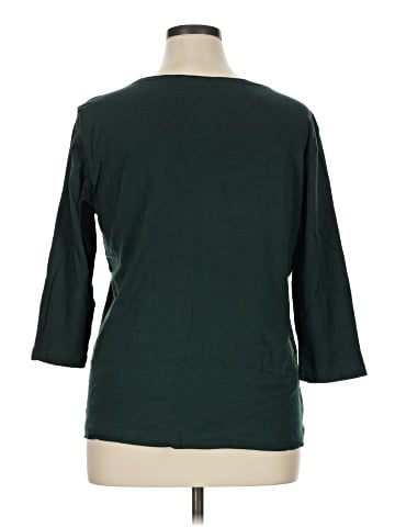 Christopher & Banks 3/4 Sleeve T-Shirt (view 2)