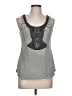 One September 100% Polyester Black Sleeveless Top Size L - photo 1