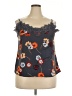 Unbranded 100% Polyester Gray Sleeveless Blouse Size 2X - photo 1