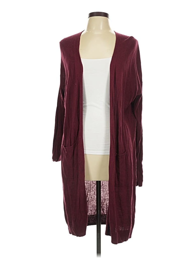 Pre-owned Old Navy Cardigan Sweater In Burgundy
