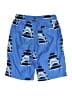 Tea 100% Polyester Graphic Blue Board Shorts Size 8 - photo 2