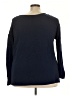 Caslon 100% Cotton Blue Long Sleeve Blouse Size 3X - photo 2