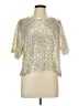 Rebecca Minkoff Gold 3/4 Sleeve Blouse Size L - photo 1