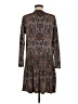 Veronica M. Paisley Brown Casual Dress Size M - photo 2
