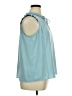 Simply Vera Vera Wang 100% Polyester Teal Sleeveless Blouse Size XL - photo 4