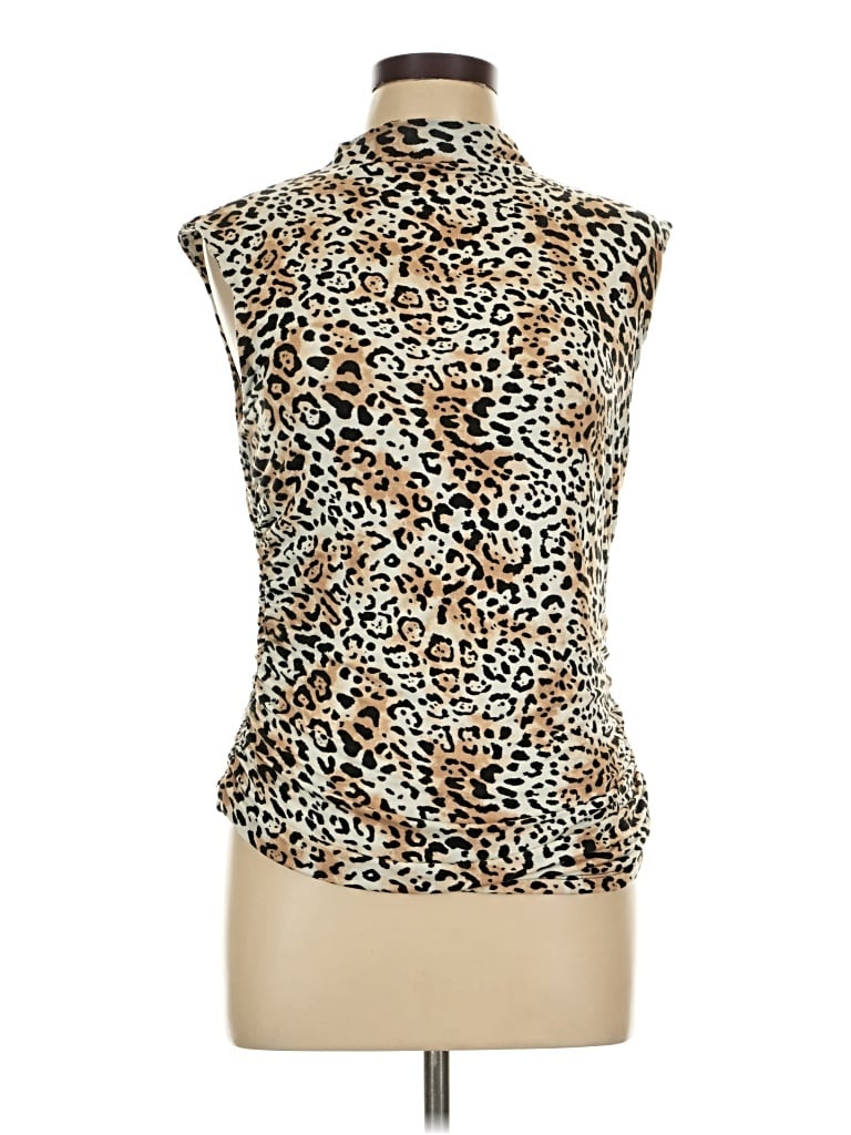 Pre-owned Maurices Sleeveless Blouse In Brown