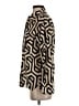 Zara Chevron-herringbone Tan Long Sleeve Blouse Size S - photo 5