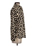 Zara Chevron-herringbone Tan Long Sleeve Blouse Size S - photo 4