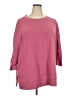 Terra & Sky Pink Pullover Sweater Size 2X - photo 1