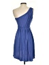 BCBGeneration Solid Blue Casual Dress Size 2 - photo 2