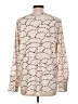 Ann Taylor 100% Polyester Ivory Long Sleeve Blouse Size L - photo 2