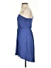 BCBGeneration Solid Blue Casual Dress Size 2 - photo 5
