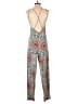 Red Carter Paisley Blue Jumpsuit Size S - photo 2