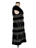 Lapis Stripes Gray Casual Dress Size M - photo 4