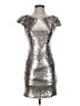 Lulus 100% Polyester Silver Cocktail Dress Size XS - photo 1