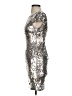 Lulus 100% Polyester Silver Cocktail Dress Size XS - photo 5