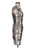 Lulus 100% Polyester Silver Cocktail Dress Size XS - photo 4