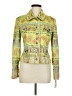 Boho Chic Print Green Jacket Size 6 - photo 1