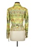 Boho Chic Print Green Jacket Size 6 - photo 2