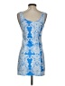 Lucca Couture Graphic Blue Cocktail Dress Size XS - photo 2