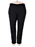 JM Collection Solid Black Active Pants Size 3X - photo 1