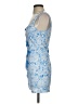 Lucca Couture Graphic Blue Cocktail Dress Size XS - photo 5