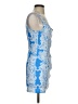 Lucca Couture Graphic Blue Cocktail Dress Size XS - photo 4