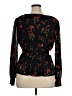 Ember 100% Polyester Black Long Sleeve Blouse Size XL - photo 2