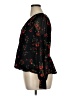 Ember 100% Polyester Black Long Sleeve Blouse Size XL - photo 5