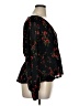 Ember 100% Polyester Black Long Sleeve Blouse Size XL - photo 4