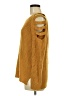 Questions 100% Acrylic Gold Pullover Sweater Size M - photo 5