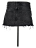 Gap Black Denim Skirt Size 6 - photo 2