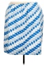 Talbots Chevron-herringbone Blue Casual Skirt Size 20W - photo 2