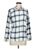 Weatherproof Plaid Blue Long Sleeve Button-Down Shirt Size M - photo 1