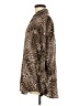 ALLSAINTS Animal Print Brown Long Sleeve Blouse Size 6 - photo 5