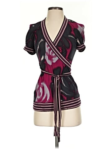 BCBGMAXAZRIA Short Sleeve Blouse (view 1)