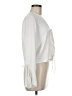 Topshop Ivory Long Sleeve Blouse Size 6 - photo 4