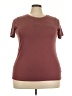 Torrid Burgundy Short Sleeve T-Shirt Size 2X Plus (2) - photo 1