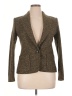 Jaeger 100% Viscose Tweed Brown Blazer Size 14 - photo 1