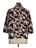 Liz Claiborne Print Brown Blazer Size 16W - photo 2