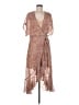 Lovestitch Paisley Brown Cocktail Dress Size M - photo 1