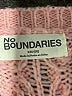 No Boundaries Hearts Pink Pullover Sweater Size XXS - photo 7