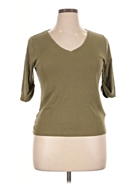 Lauren by Ralph Lauren 3/4 Sleeve T-Shirt (view 1)