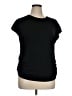 Sampeel Black Short Sleeve Top Size XL - photo 1