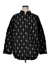 Roaman's Print Black Long Sleeve Button-Down Shirt Size 16w - photo 1