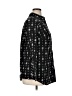 Roaman's Print Black Long Sleeve Button-Down Shirt Size 16w - photo 4