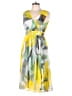 White House Black Market Yellow Romper Size 10 - photo 1