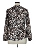 Socialite Animal Print Silver Blazer Size 0X - photo 2